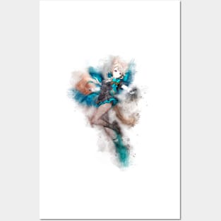 Lynette - Genshin Impact (Watercolor) Posters and Art